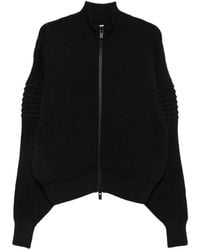 CFCL - Ribbed-Knit Zip-Up Cardigan - Lyst