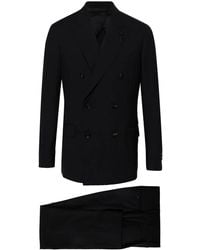 Lardini - Double-Breasted Wool Suit - Lyst