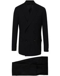 Lardini - Double-Breasted Wool Suit - Lyst