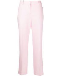 Burberry Broek 80471381003 in het Roze Dames Kleding voor voor Broeken pantalons en chinos voor Broeken met rechte pijp 