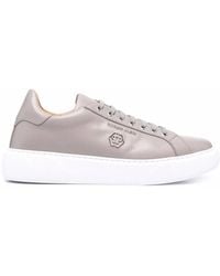 Philipp Plein - Logo-Plaque Low-Top Sneakers - Lyst