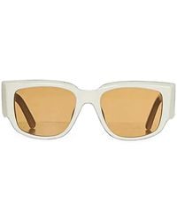 Palm Angels - Lunettes De Soleil Rectangulaires Laguna - Lyst