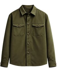 Franzese Collection - Chest-Pockets Button-Down Jacket - Lyst