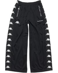 Acne Studios - Logo-Print Loose Pants - Lyst
