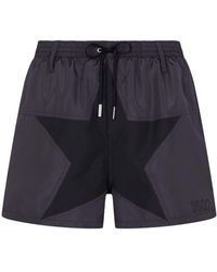 DSquared² - Star-panelled Swim Shorts - Lyst