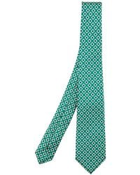 Kiton - Geometrisch Gemusterte Krawatte - Lyst