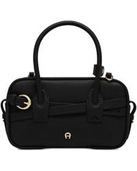 Aigner - Xs Whip Cintura Buckle-Detail Leather Shoulder Bag - Lyst