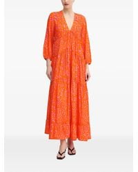 Lola Casademunt - Sequin-Embellished Tiered Maxi Dress - Lyst