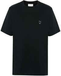 Maison Kitsuné - T-Shirt With Application - Lyst
