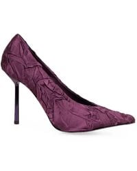 Le Silla - Crinkled-Effect Pointed-Toe Pumps - Lyst