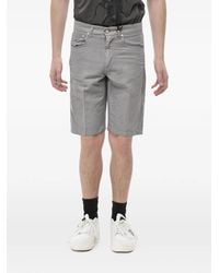 Corneliani - Luxury Straight-Hem Denim Shorts - Lyst