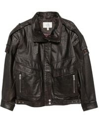 Gestuz - Chaqueta Gztori Oz De Piel Con Efecto De Piel De Cocodrilo - Lyst