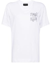 Simone Rocha - Ribbon Logo-Print T-Shirt - Lyst