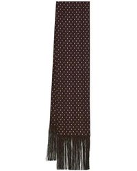 Ferragamo - Micro Gancini Print Silk Scarf - Lyst