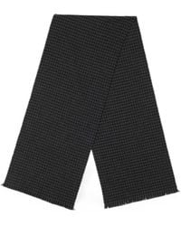 Tom Ford - Houndstooth-Pattern Fringed-Edge Scarf - Lyst
