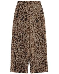 16Arlington - Rocco Leopard-Print Chiffon Trousers - Lyst