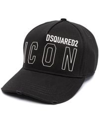 DSquared² - Cappello da baseball con stampa - Lyst