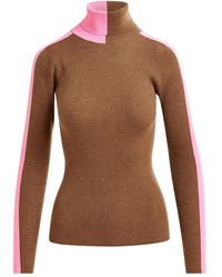 Essentiel Antwerp - Stripe-Detail Turtleneck Sweater - Lyst