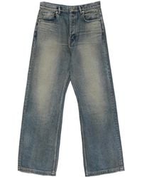 Rick Owens - Faded Wide-Leg Jeans - Lyst