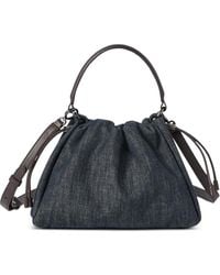 Brunello Cucinelli - Mellow Small Bucket Bag - Lyst