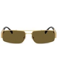Versace - Geometric-Frame Sunglasses - Lyst