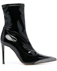 Alexandre Vauthier - Stiefeletten Mit Kristallen - Lyst