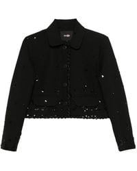 Maje - Jacke Mit Pailletten - Lyst