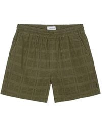 Les Deux - Drawstring Open-Work Deck Shorts - Lyst