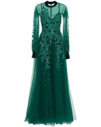 Saiid Kobeisy - Embroidered Tulle Dress - Lyst