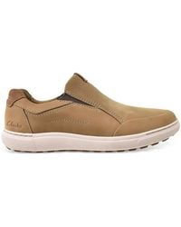 Clarks - Mapstone Step Leather Slip-On Sneakers - Lyst