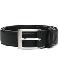 Canali - Logo-Debossed Belt - Lyst
