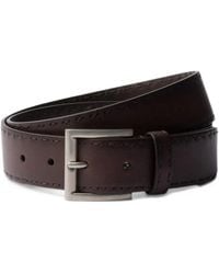 Prada - Antiqued Leather Belt - Lyst