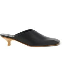 Vicini - Square-Toe Kitten-Heel Mules - Lyst