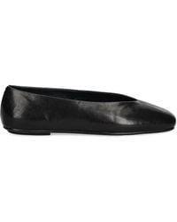Jeffrey Campbell - Square-Toe Leather Flats - Lyst