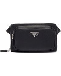 Prada - Schultertasche Aus Saffiano-leder - Lyst