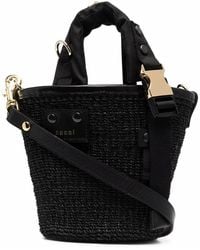 Sacai - Micro Marche Woven Bucket Bag - Lyst
