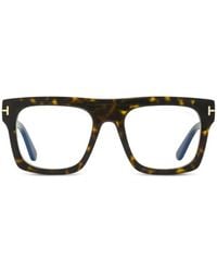 Tom Ford - Eckige Brille Mit Magnetverschluss - Lyst