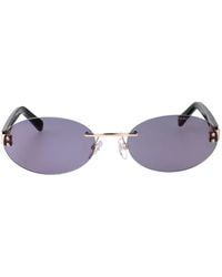 Marc Jacobs - Rimless Oval-Frame Sunglasses - Lyst