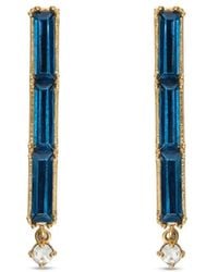Jil Sander - Crystal-Embellished Drop Earrings - Lyst