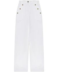 Max Mara - Badesse Button-Detail Jeans - Lyst