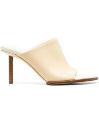 Jacquemus - Les Mules Rond Carre Leather Mule - Lyst