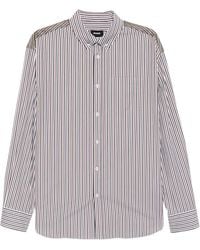 we11done - Striped Button-Down Shirt - Lyst