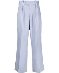 Viktor & Rolf - Pleat-Detail Wide-Leg Trousers - Lyst