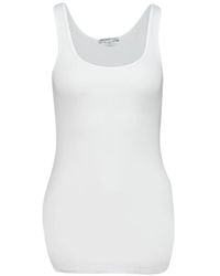 James Perse - Scoop-Neck Tank Top - Lyst