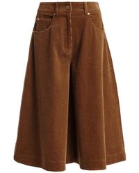 Essentiel Antwerp - Corduroy Flared Shorts - Lyst