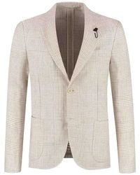 Lardini - Kariertes Sakko mit Knöpfen - Lyst