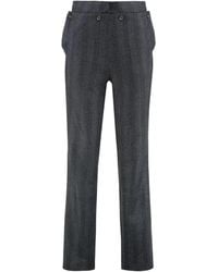 BATAKOVIC Belgrade - Striped-Pattern Trousers - Lyst