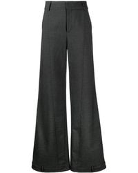 Monse - High-waisted Cotton Wide-leg Trousers - Lyst