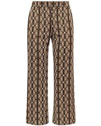 Maliparmi - Jacquard-Interlock Chain-Motif Trousers - Lyst