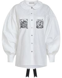 Contessa Mills - Tarot Graphic-Print Shirt - Lyst
